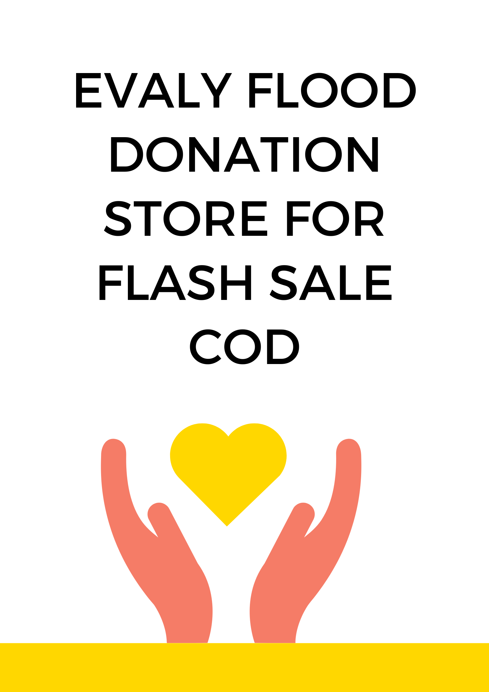 Evaly Flood Donation Store For Flash Sale COD