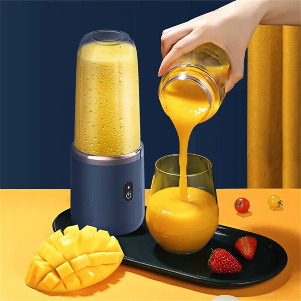 Portable Mini Fruit Blender Electric Wireless Juicer Cup - Multicolor