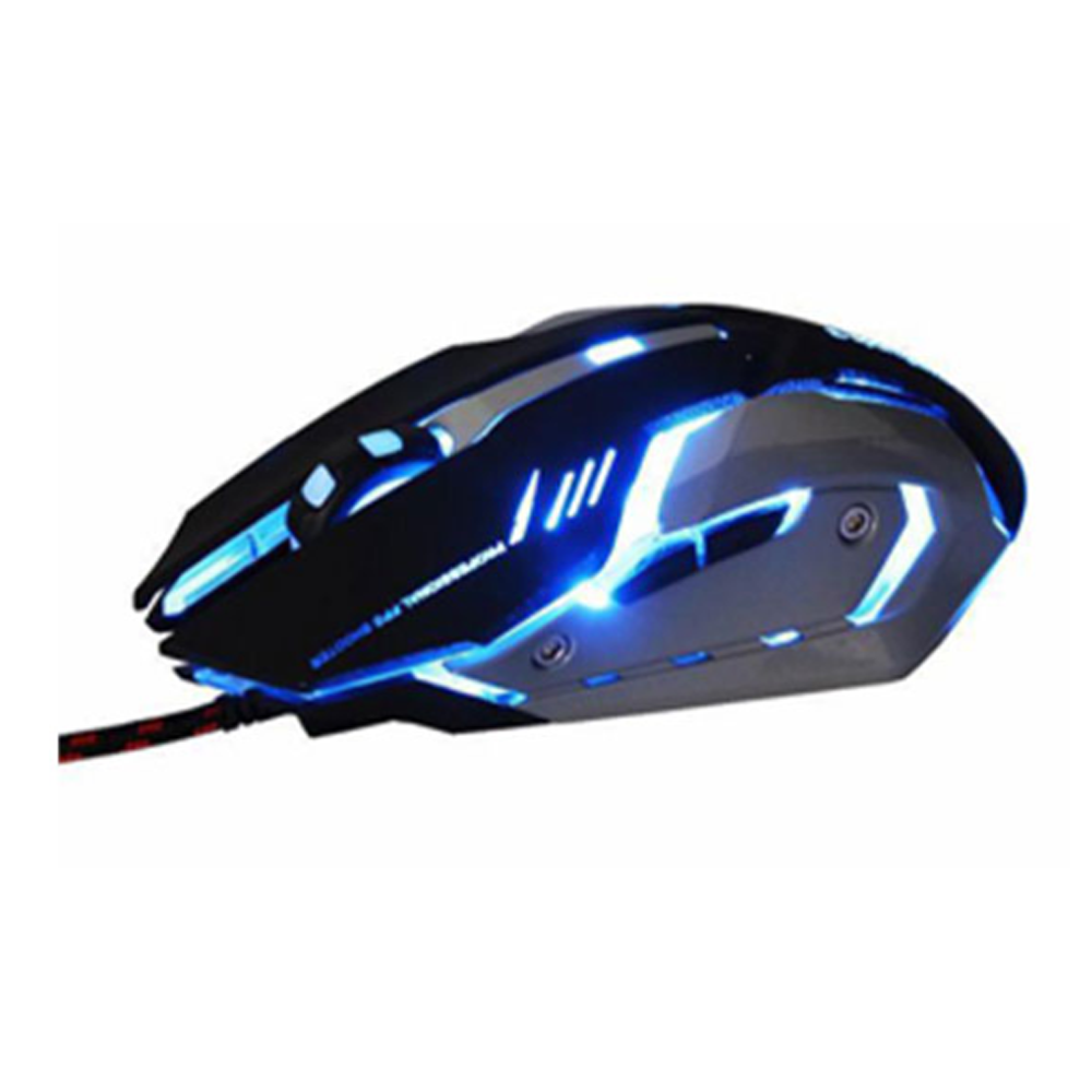 T9 USB Optical Gaming Mouse - Black