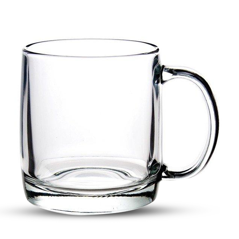 Glass mugs