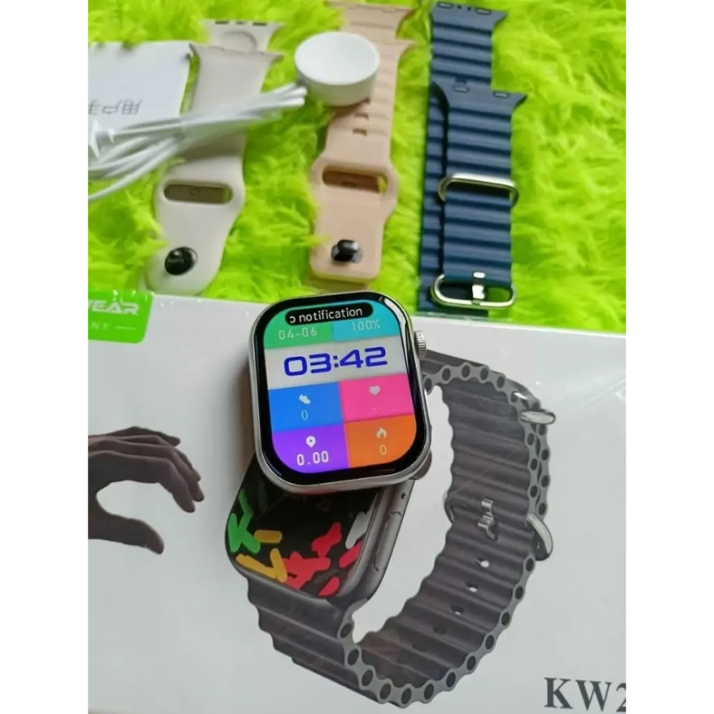 KW2 Max Smart Watch – AMOLED Curved Display