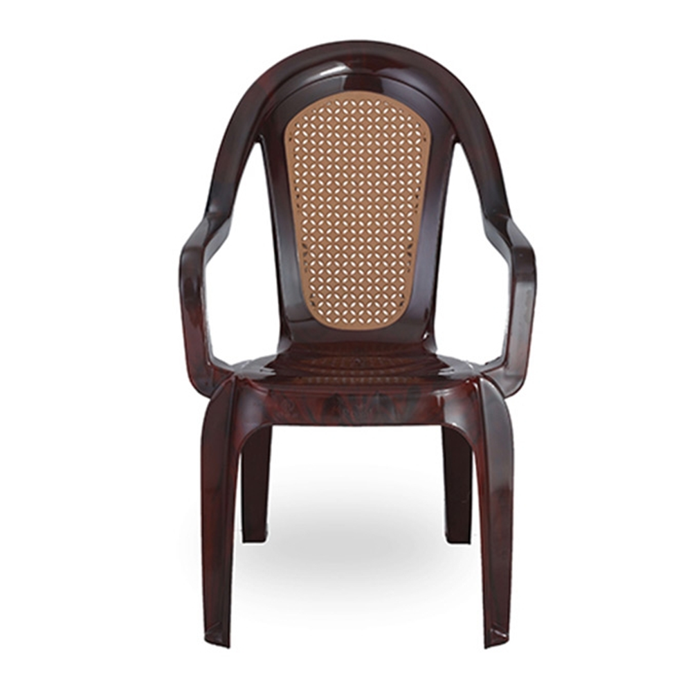 RFL Plastic Royal Star Chair - Rose Wood - 86100