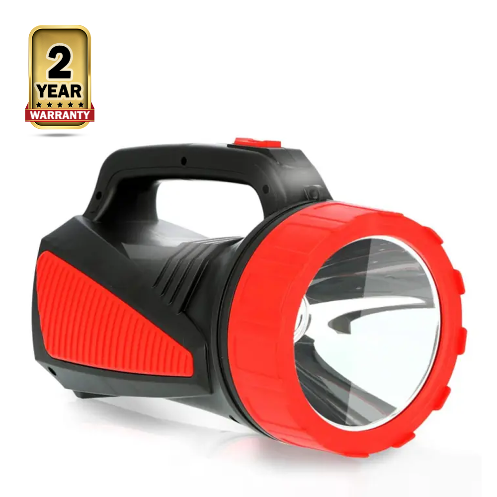 Geepas GSL5564 Rechargeable LED Search Light - Red And Black