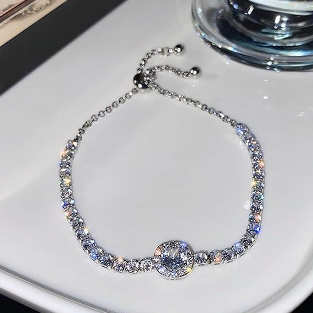 Unique Stone Bracelet For Women - Diamond - 2024