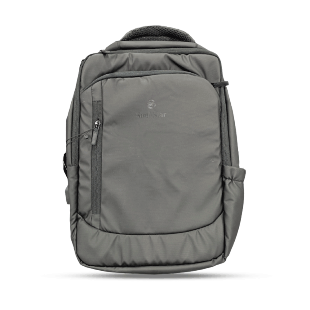 Soul Star Fabric Backpack - Black