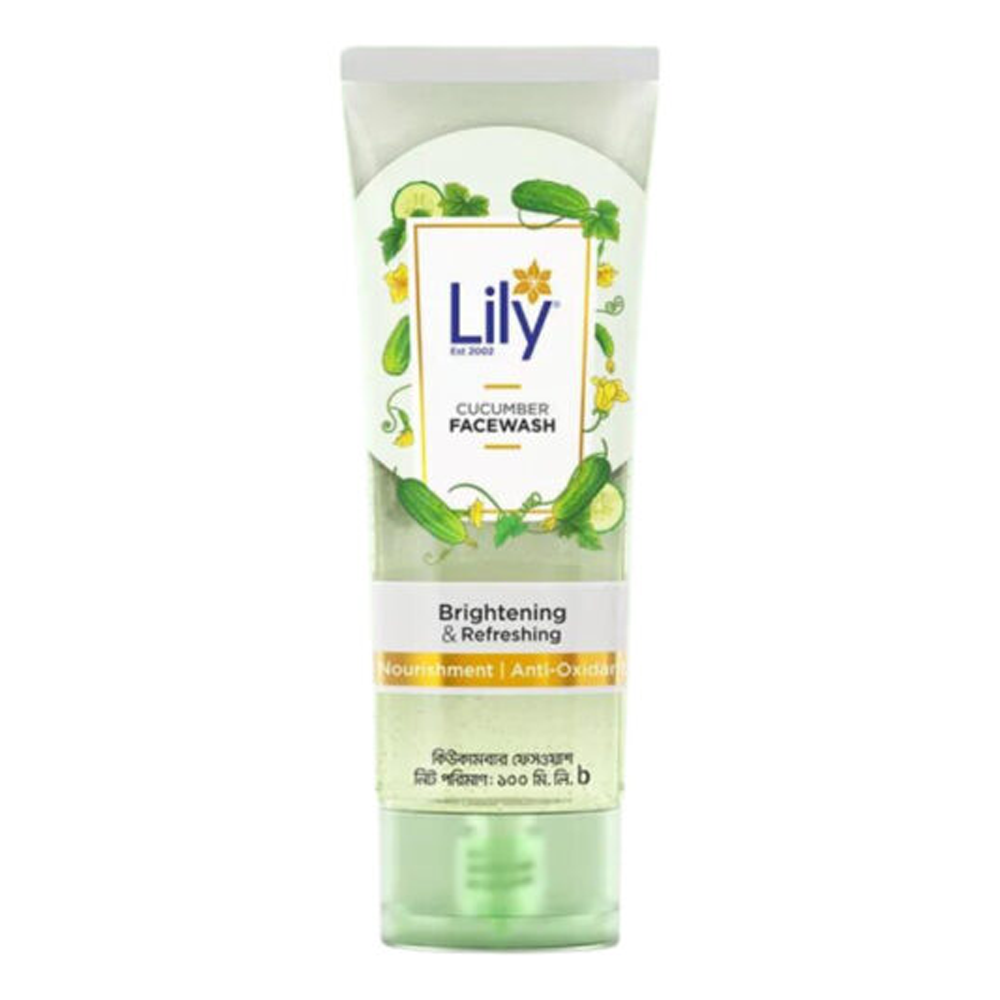 Lily Cucumber Gel Face Wash - 100ml