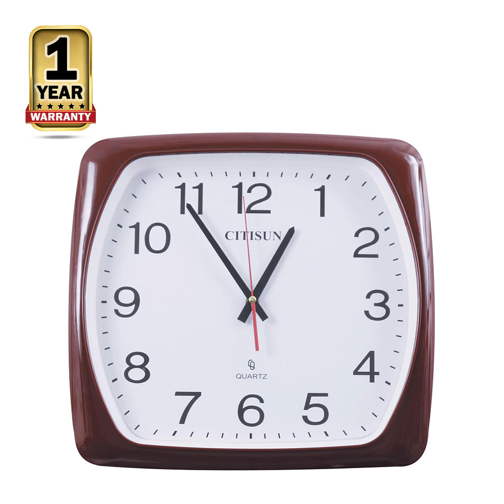 Citisun Wall Clock - Brown and White - Citisun 54