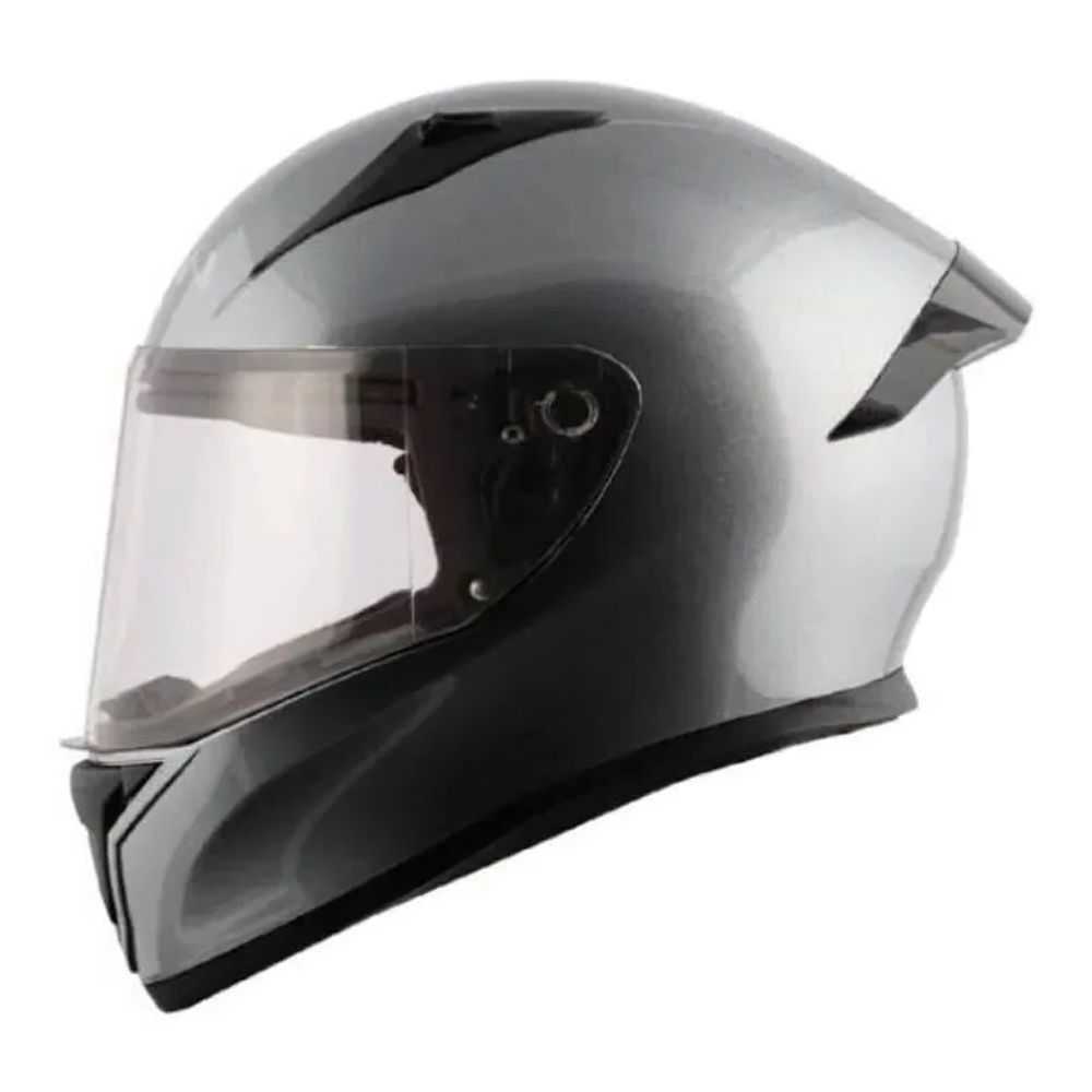 Vega Full Face Bike Helmet - L - Silver
