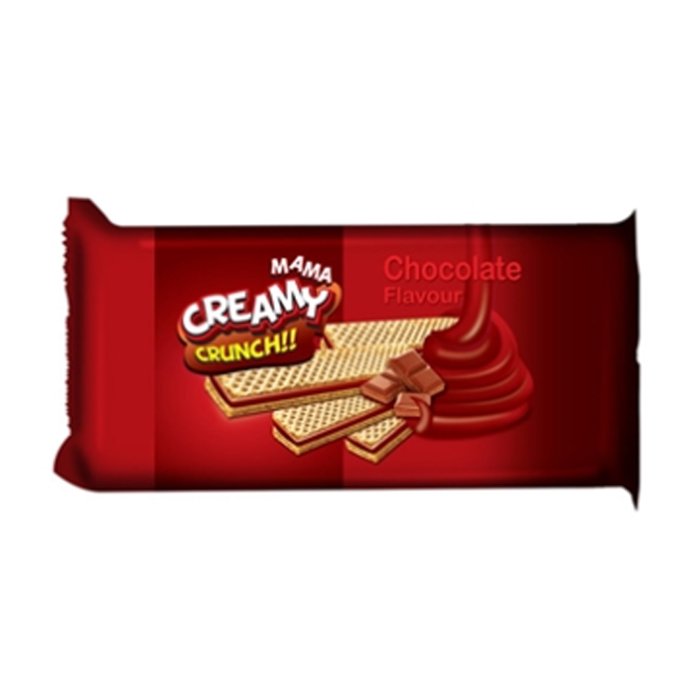 PRAN Mama Creamy Crunch Chocolate Wafer - 90gm