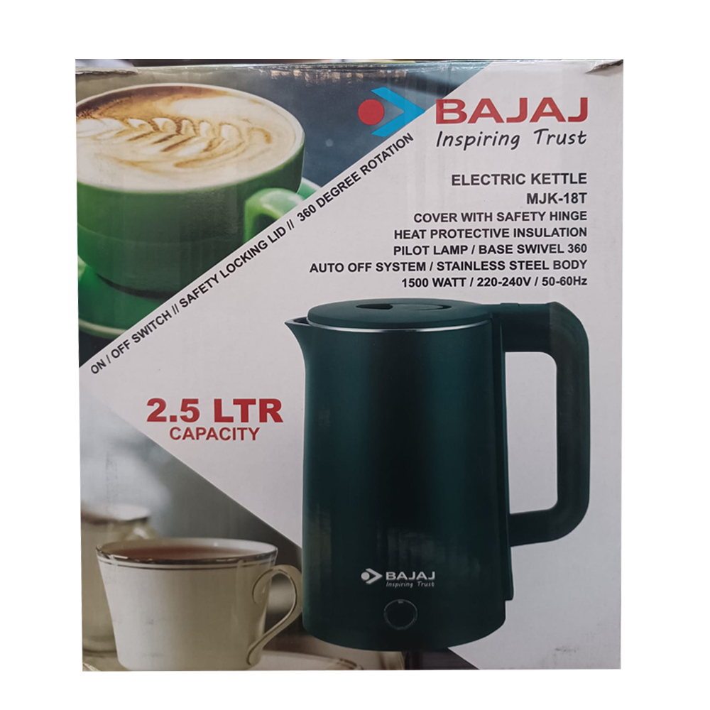 Bajaj Mjk-18T Electric Kettle - Black