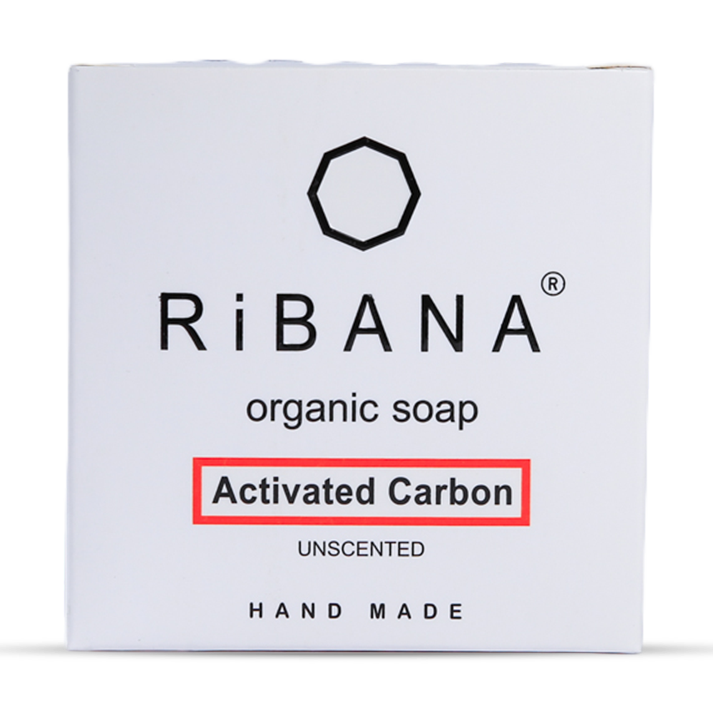 Riabana Activated Carbon Soap Bar - 95gm