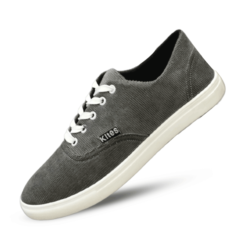 Canvas Sneakers, Medium Grey