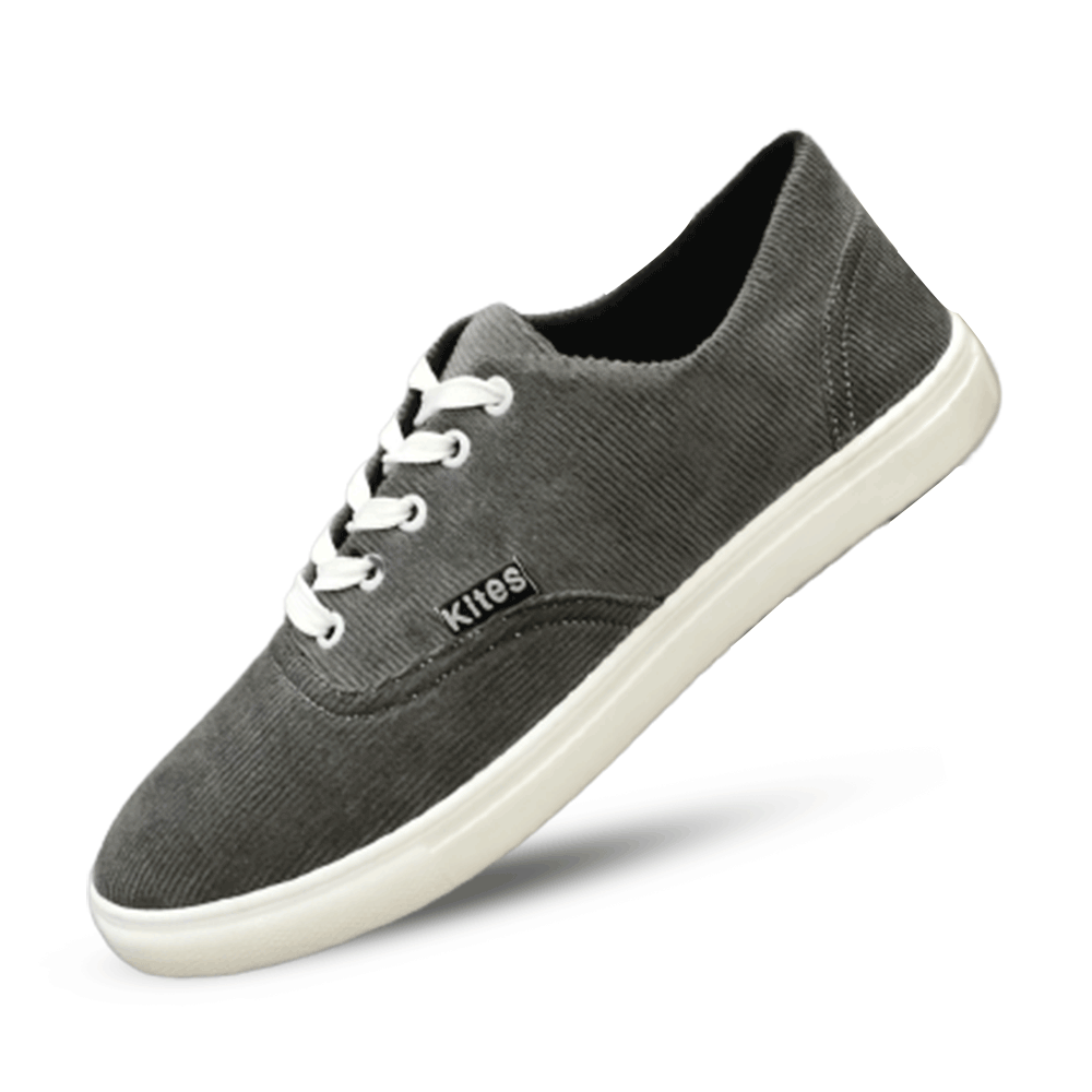 Mens gray hot sale canvas shoes