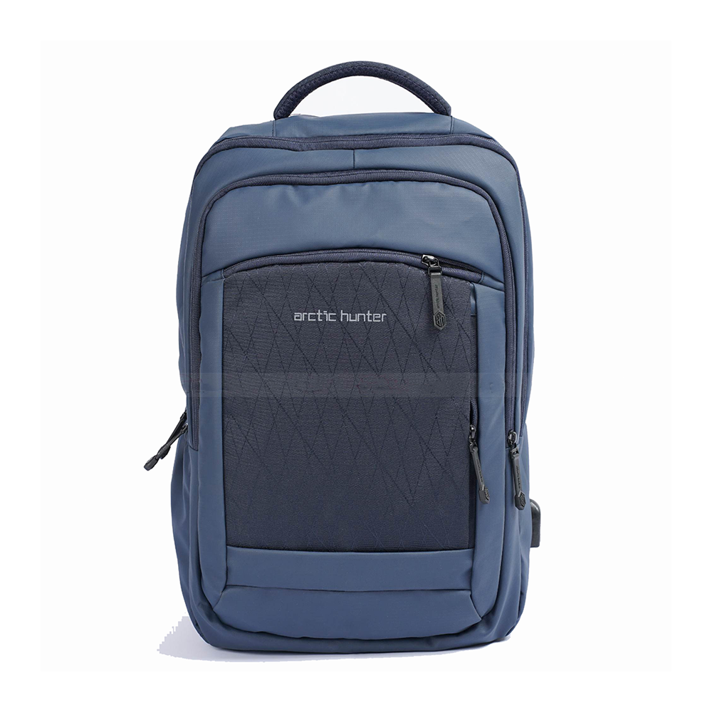 Dobby Nylon And Polyester Large Capacity Stylish Bag For Men - Blue - MS 85