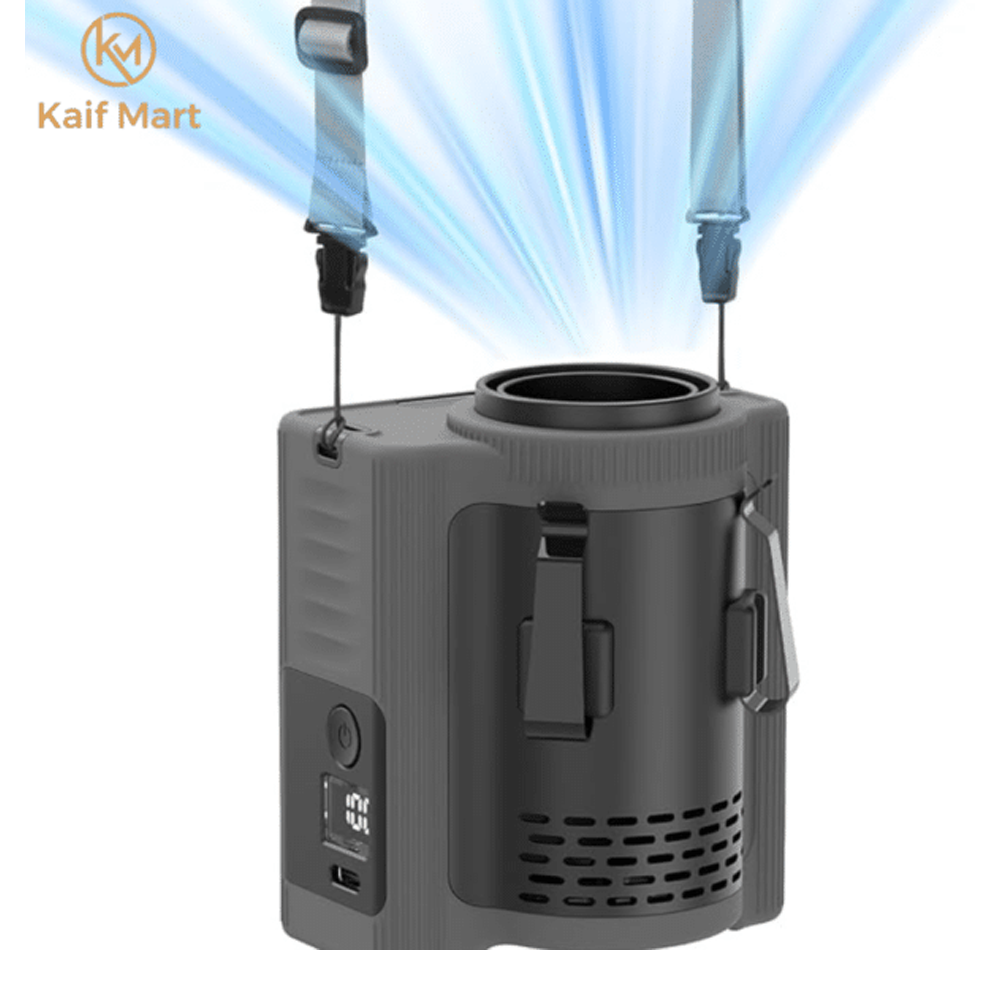 ROHS Portable Waist Fan - 10000mAh - Gray