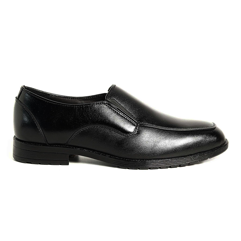 Zays Leather Premium Formal Shoe For Men - Black - SF98