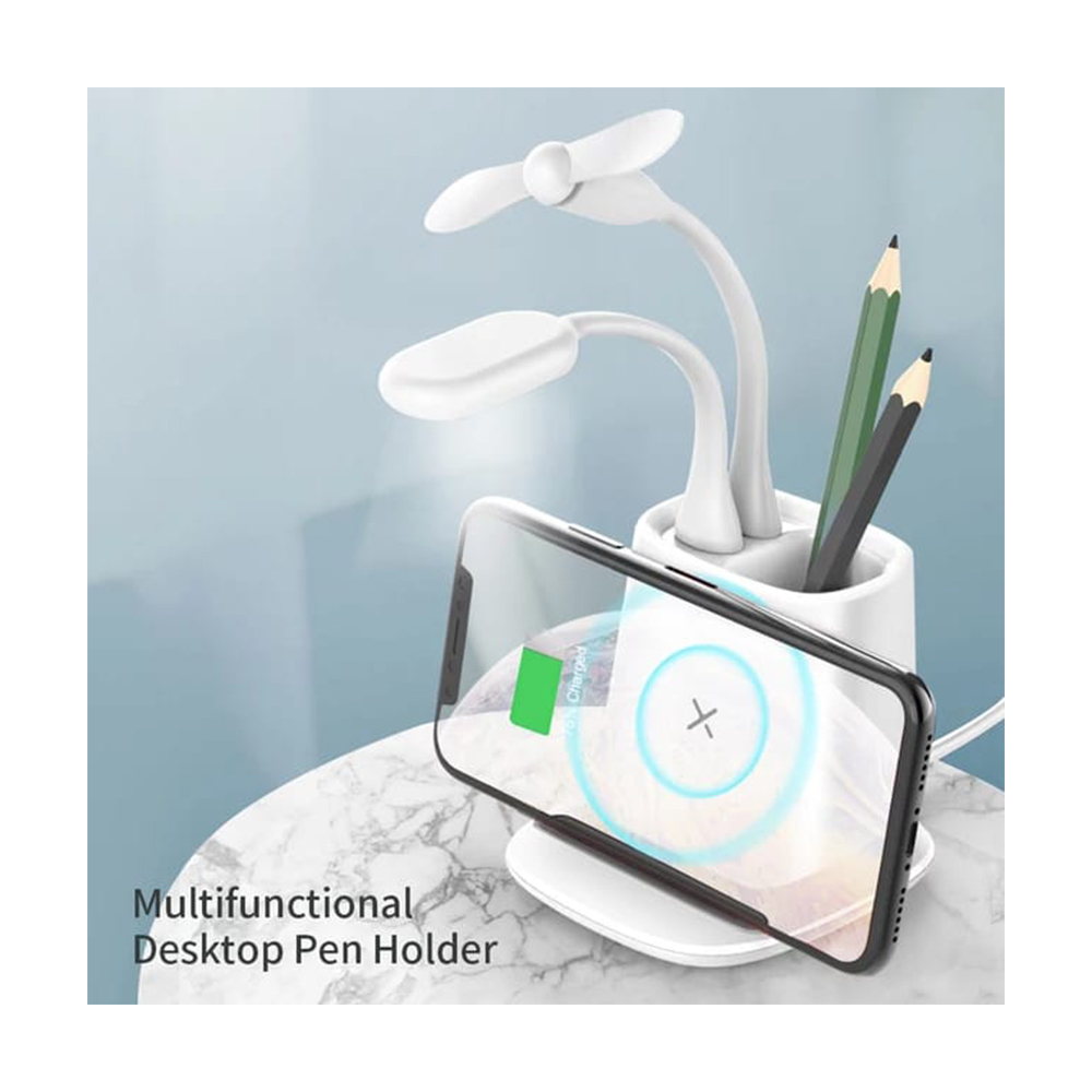 Multifunction Pen Holder  With Wireless Charger