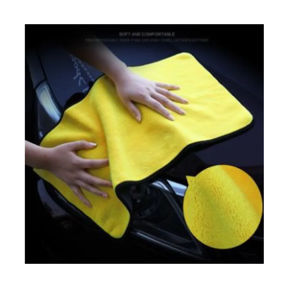 Microfiber Super Absorbent Car Wash Towel - 60*40 - Yellow