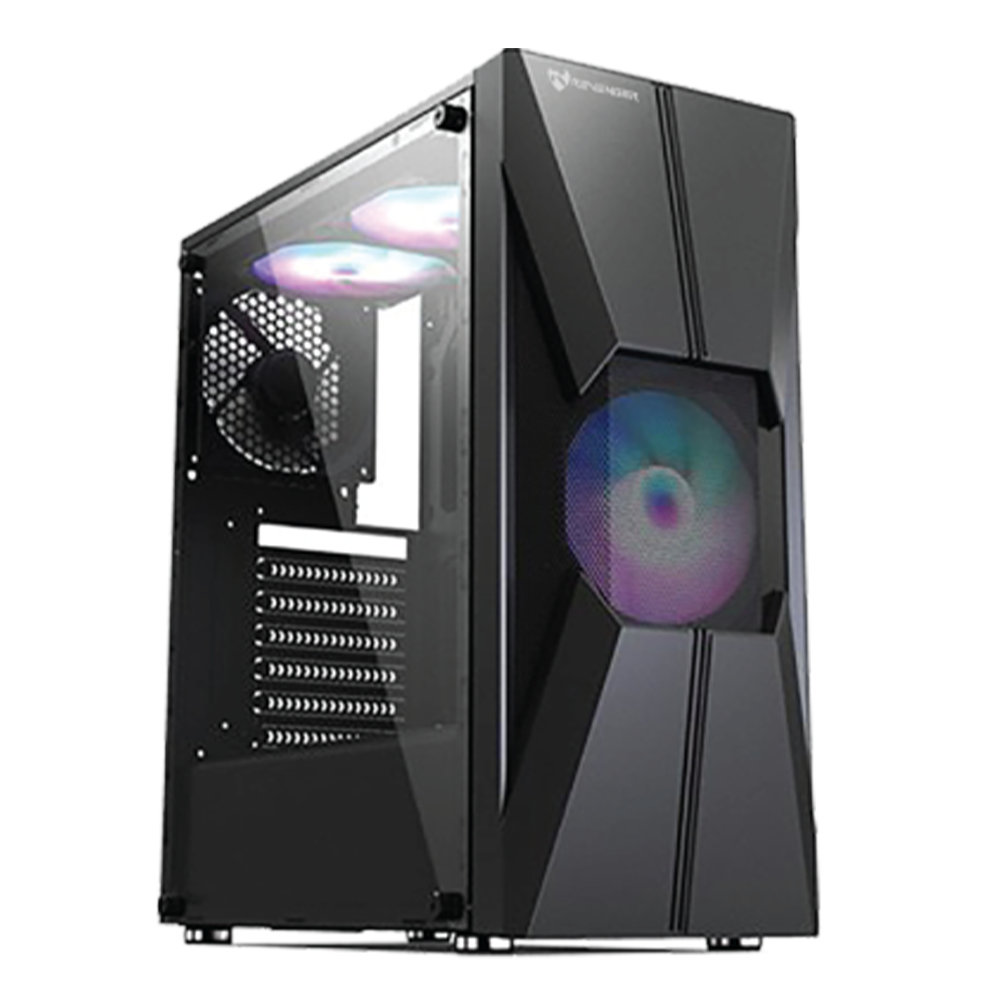 Revenger Phantom Mid Tower Gaming Casing - Black