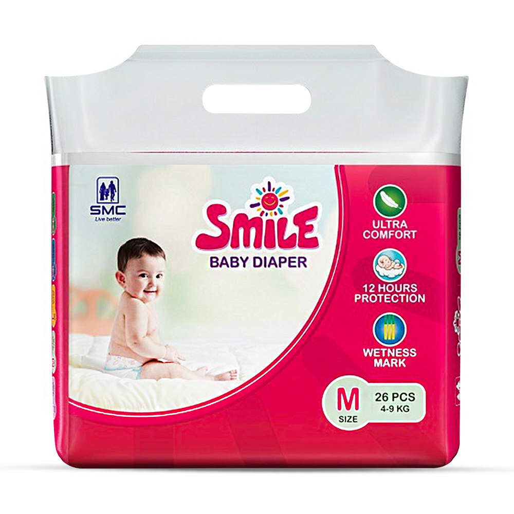 SMC Smile Baby Diaper Belt - M - 4-9 kg - 26 Pcs