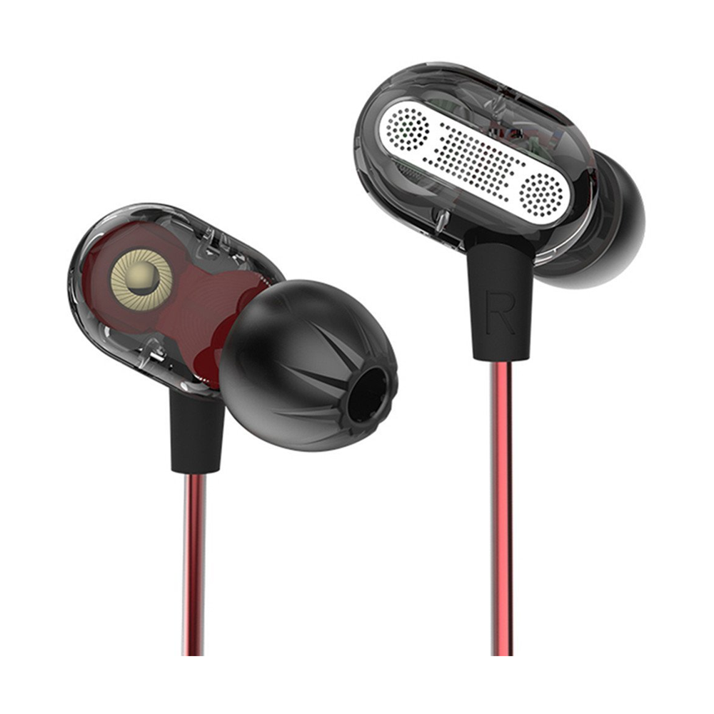 KZ ZSE Dual Driver Earphones Black