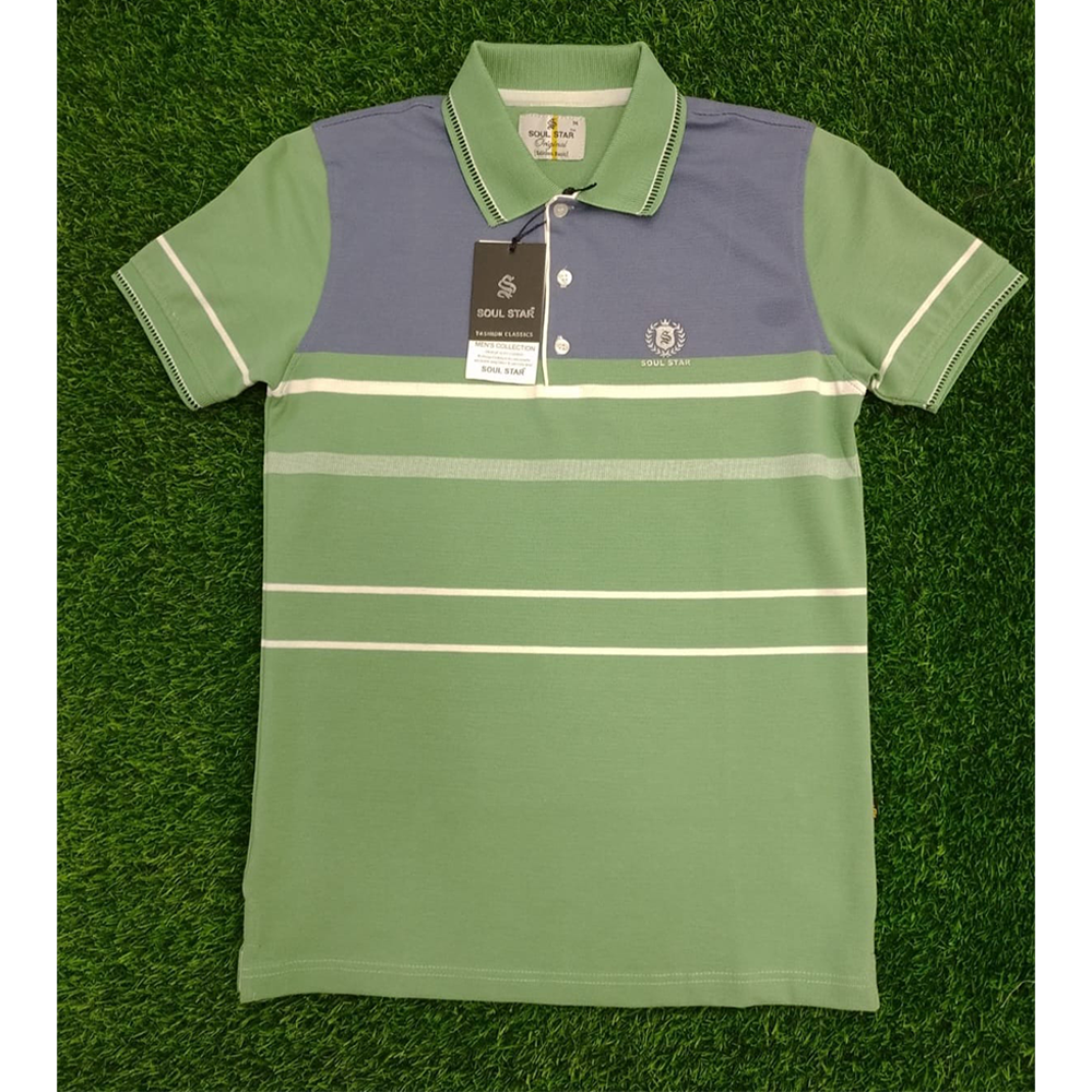 Cotton Polo T-Shirt For Men - Multicolor