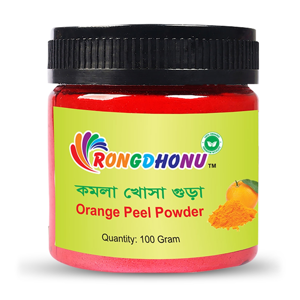 Rongdhonu Facial Scrub Orange Peel Powder - 100g