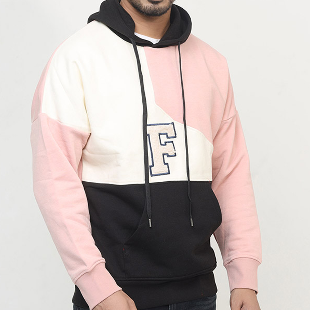 Mesh Full Sleeve Hoodie For Men - Multicolor