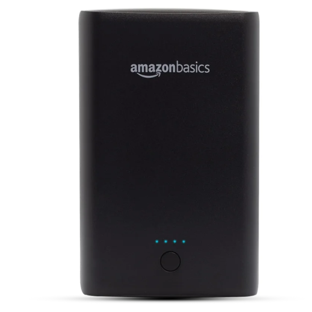 AmazonBasics Portable Power Bank - 10050mAh - Black