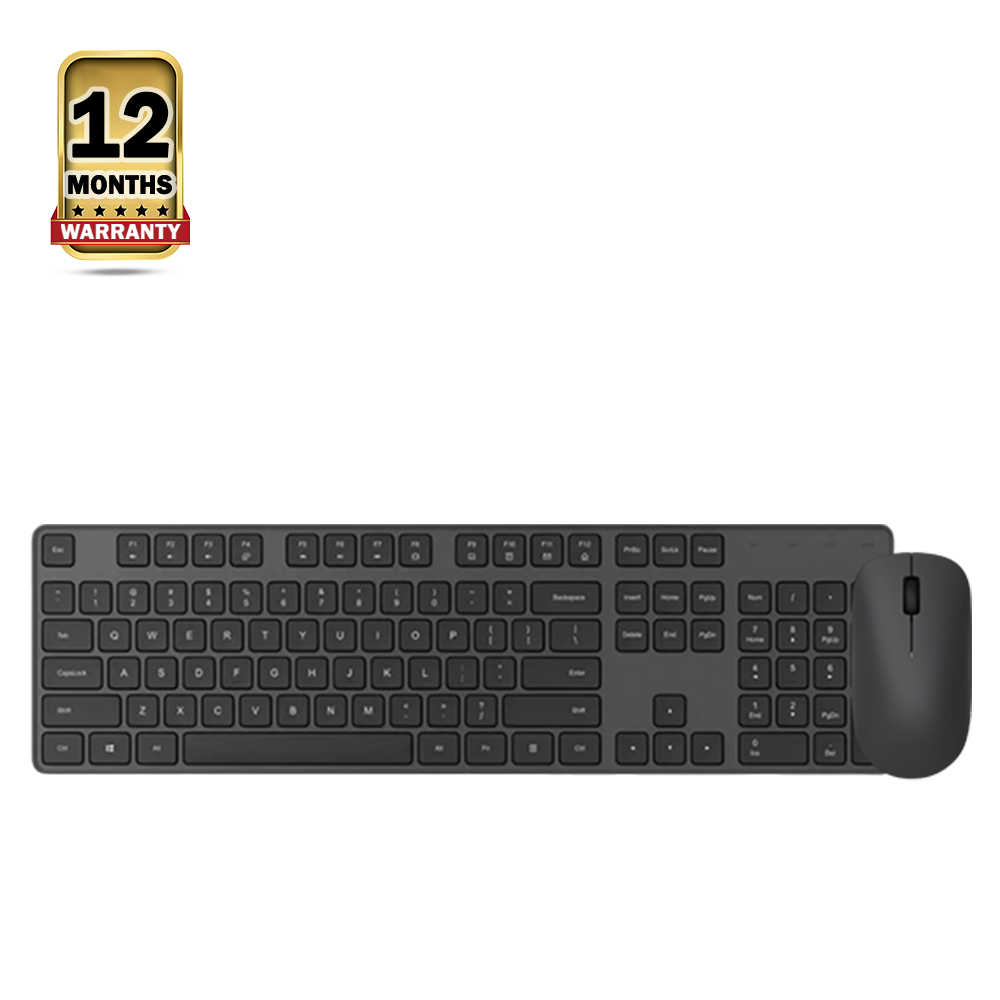 Combo of Xiaomi Wireless Keyboard and Mouse - Black