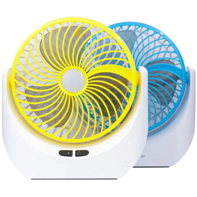 JY Super lithium rechargeable mini table fan with LED light - JY-1880