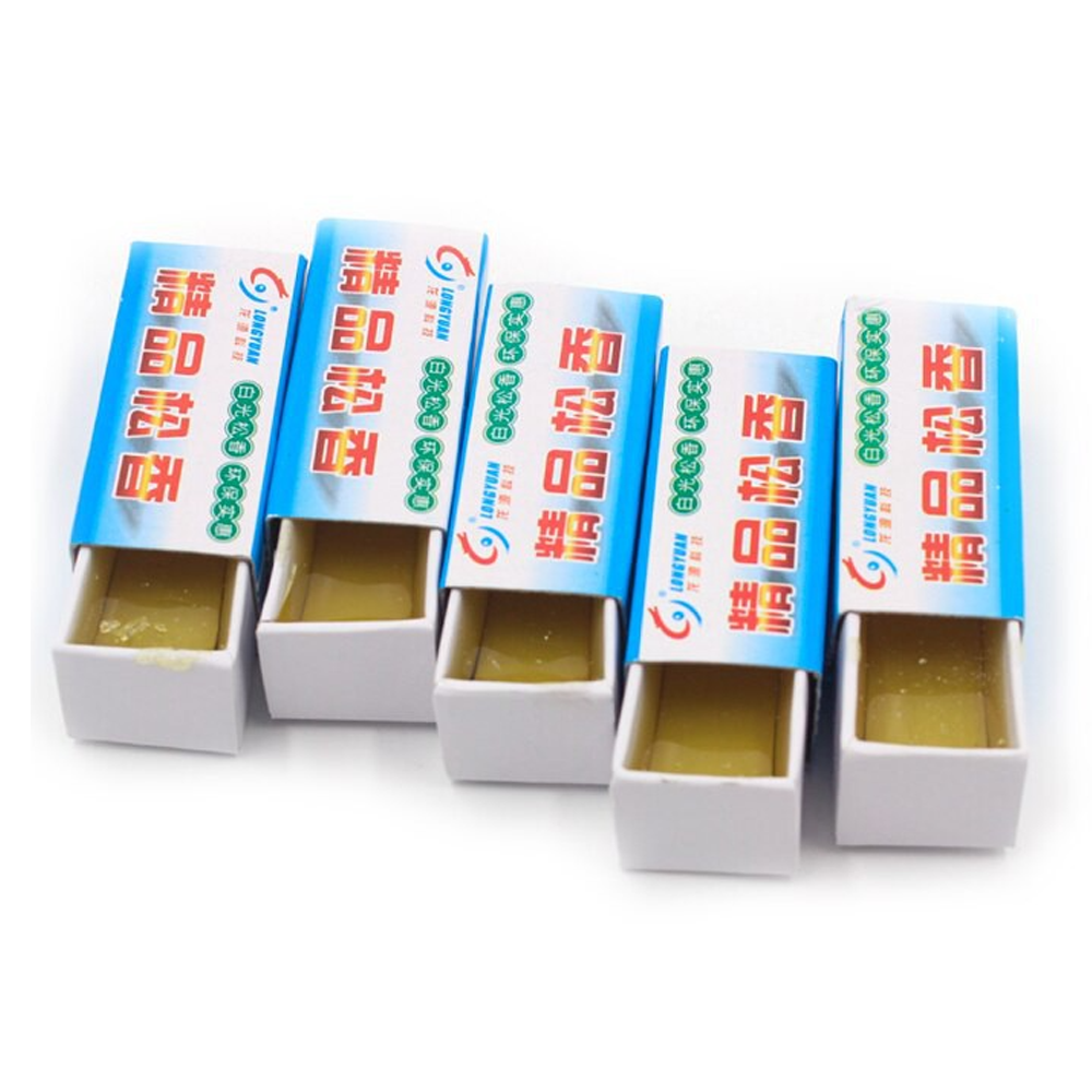 Pack Of 2 Pcs Baku BK-220 Carton Rosin for Electric Soldering Iron - 20gm - Light Yellow