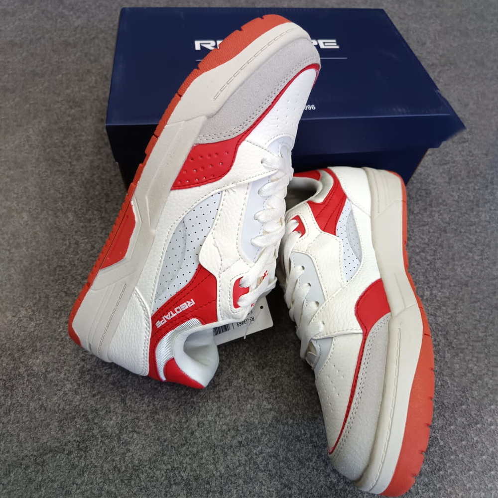 Redtape Lifestyle Shoes for Men - White & Red