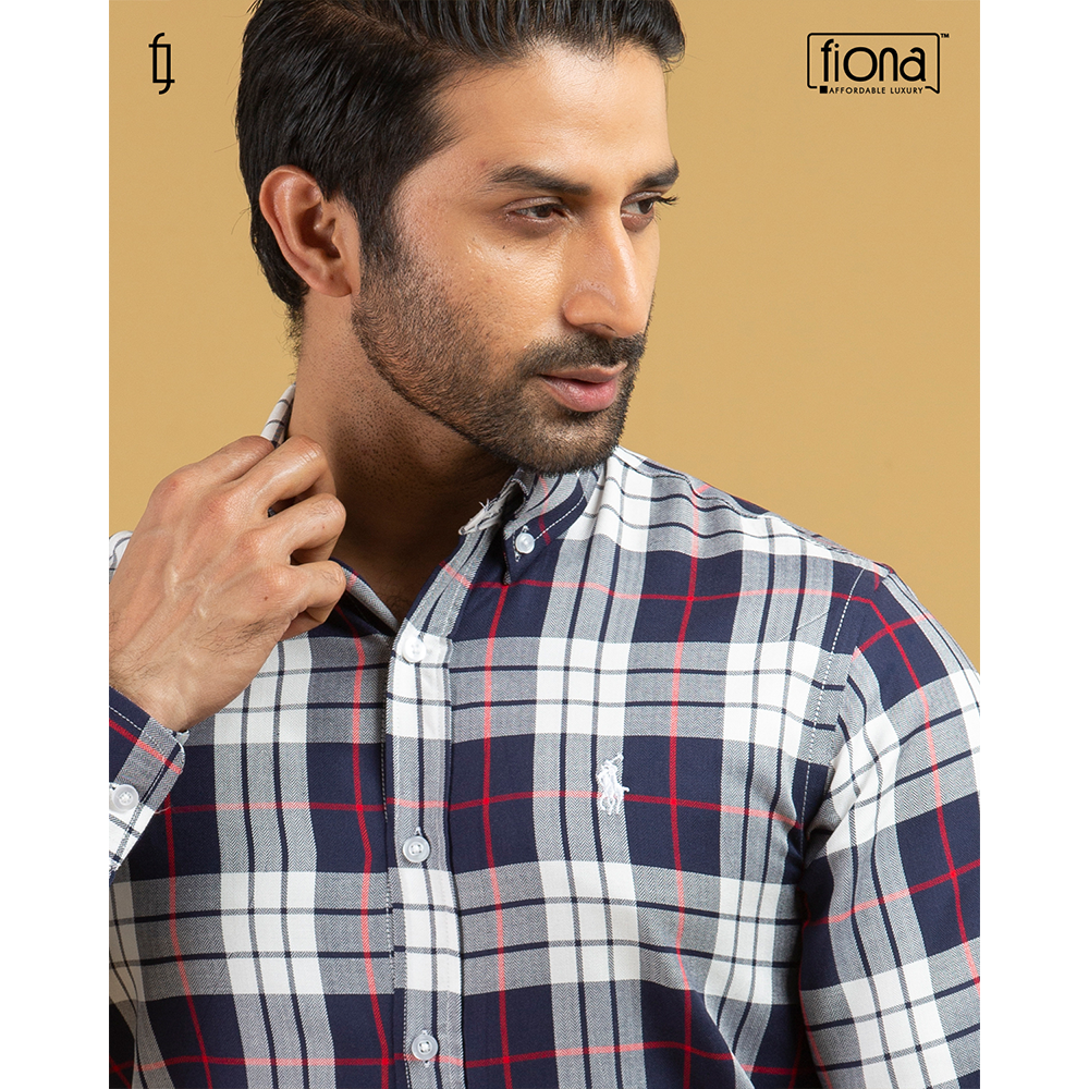 Cotton Full Sleeve Casual Shirt for Men - Multicolor - SCK-07