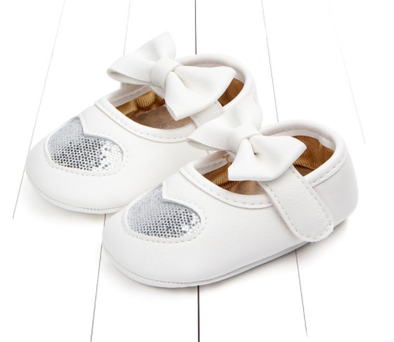 Armandy Artificial PU Leather Baby Girl Shoe - White