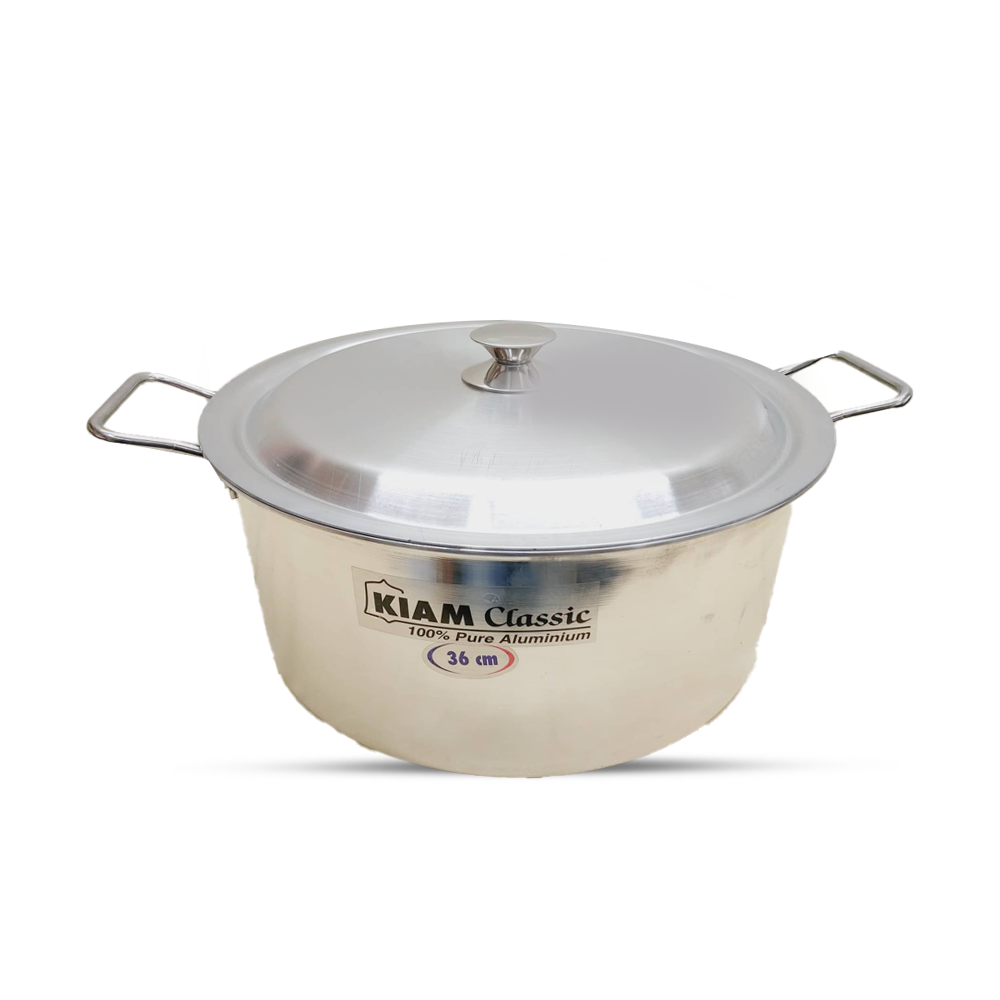 Kiam Premium Aluminum Luxury Stock Pot - 36 cm