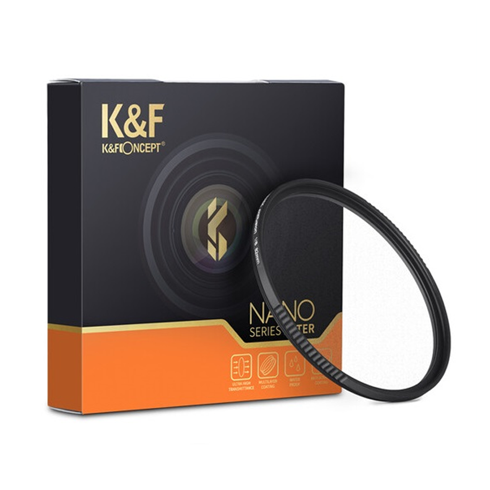 K&F Concept  KF01.152 Nano-X 1/4 Ultra-Clear Black Mist Filter - 77mm 