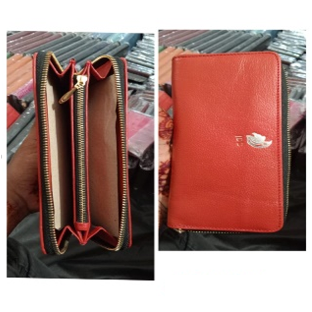 Leather Purse Bag for Women - Maroon