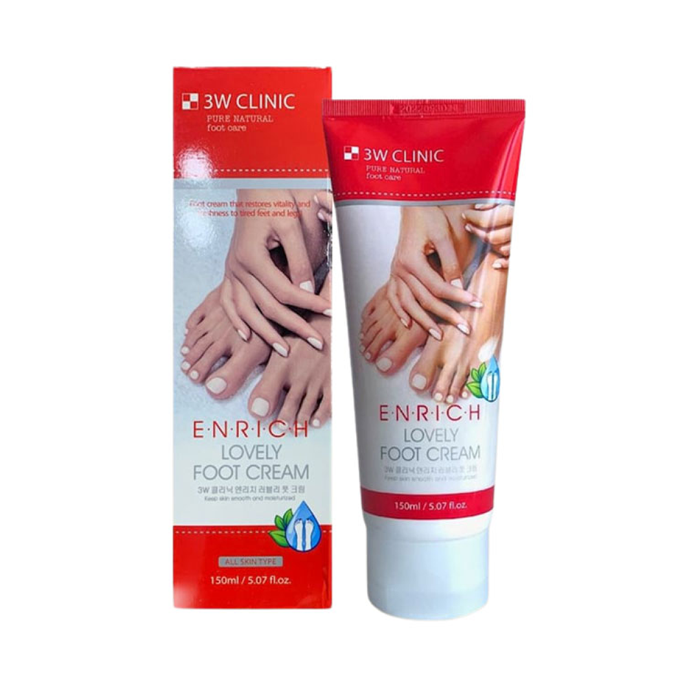 3W Clinic Enrich Lovely Foot Cream - 150ml