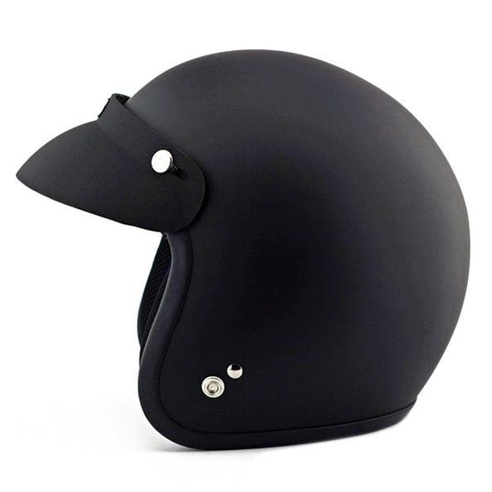 Studds Half Face Bike Helmet - Black