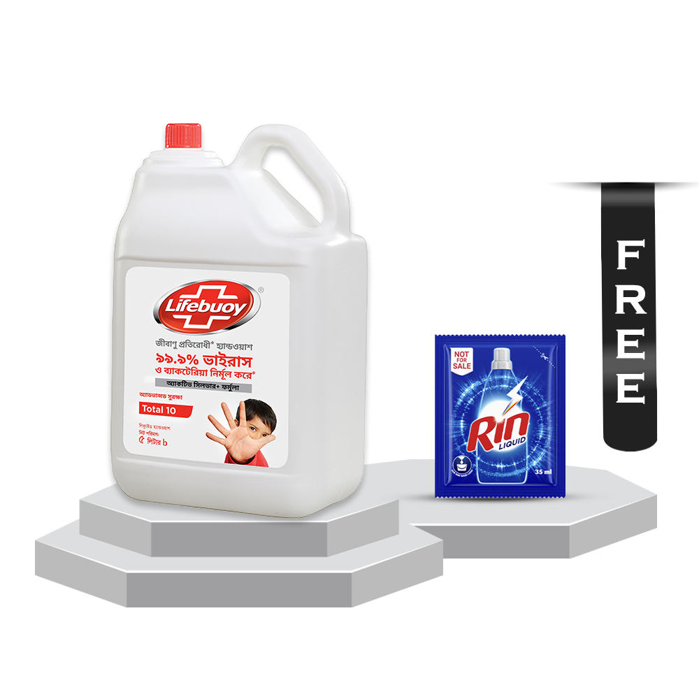 Lifebuoy Handwash - 5 Liter With Rin Liquid - 35ml Free - 69993831