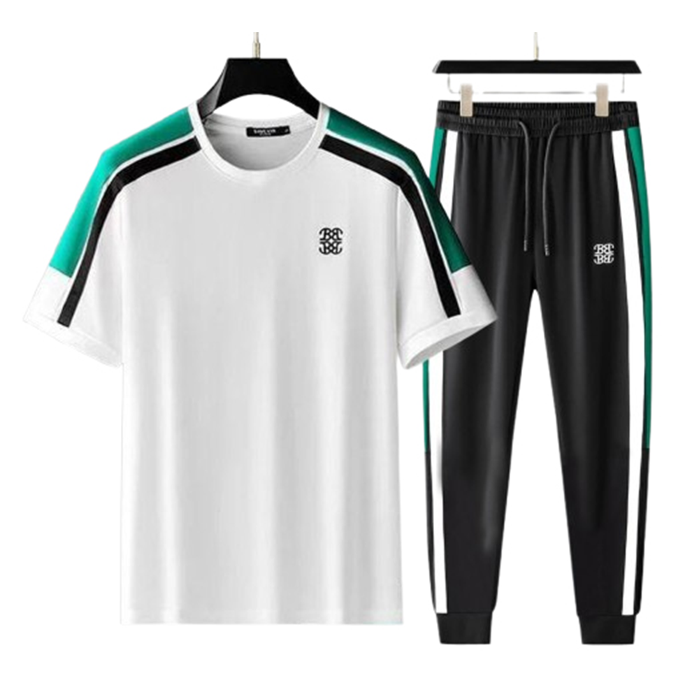 PP Jersey T-Shirt with Trouser Full Track Suit For Men -  TF-106