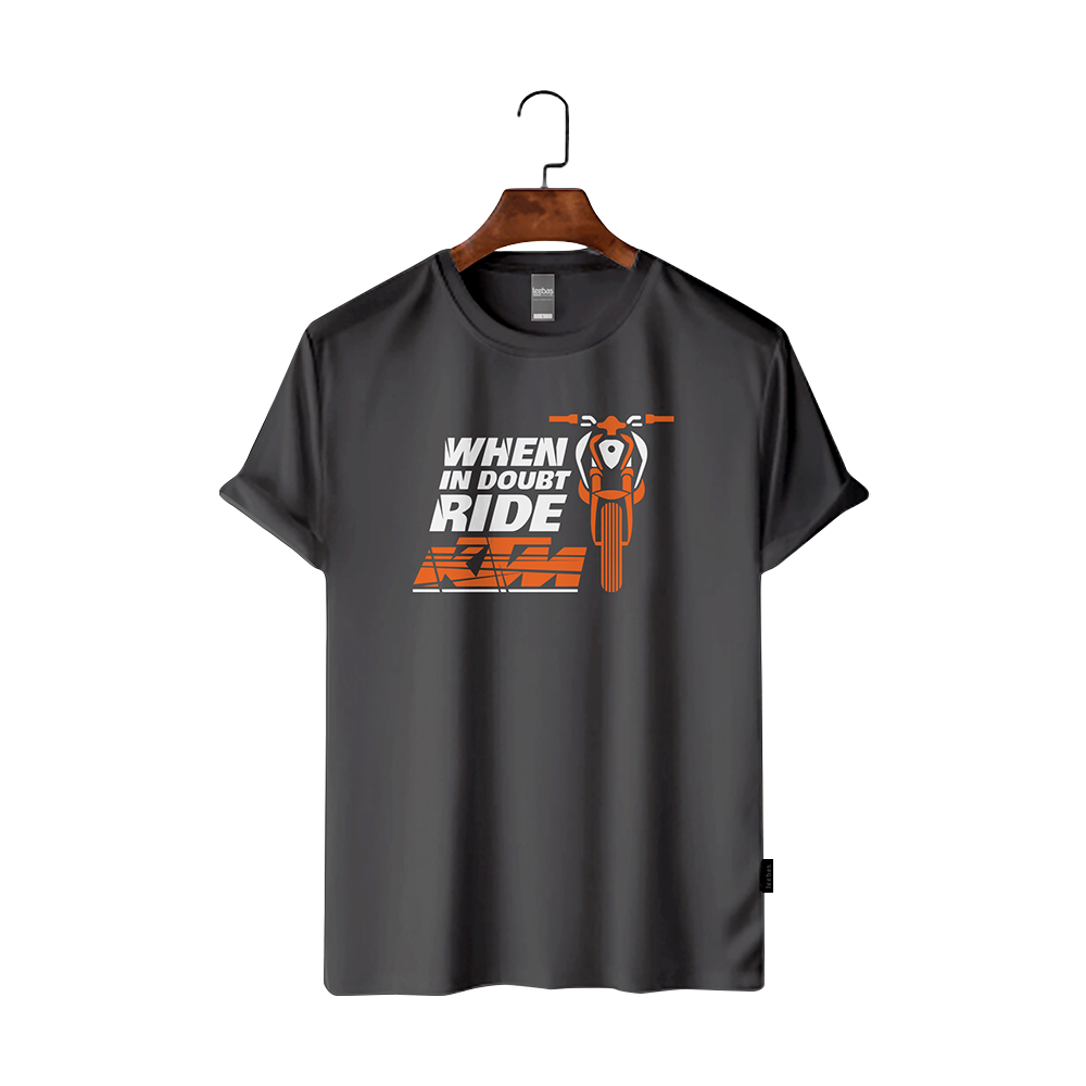 Maxan Cotton Half Sleeve T-Shirt For Men - KTM