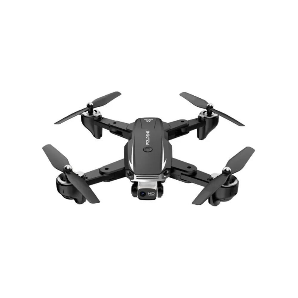 S6 4K Pixel Dual Camera Hold Mode Foldable RC Drone - Black