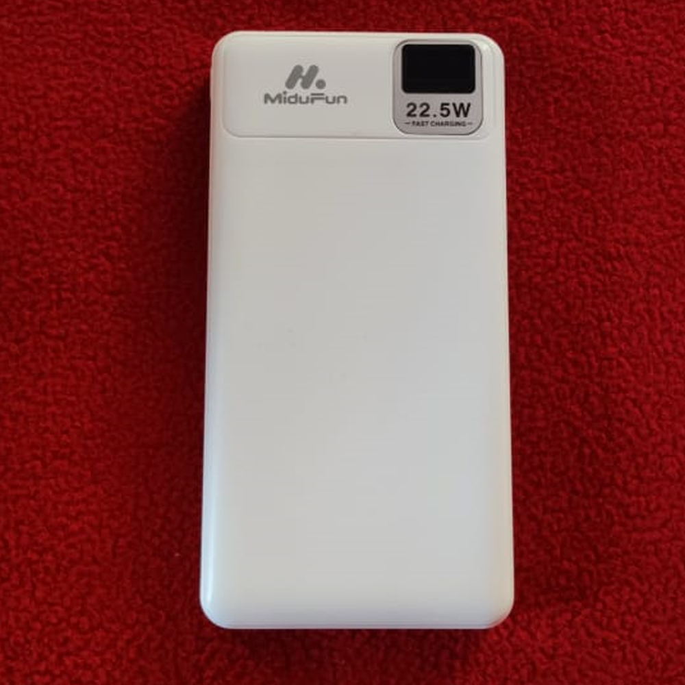 MiduFun 22.5W Fast Charging Power Bank - 10000 MAh