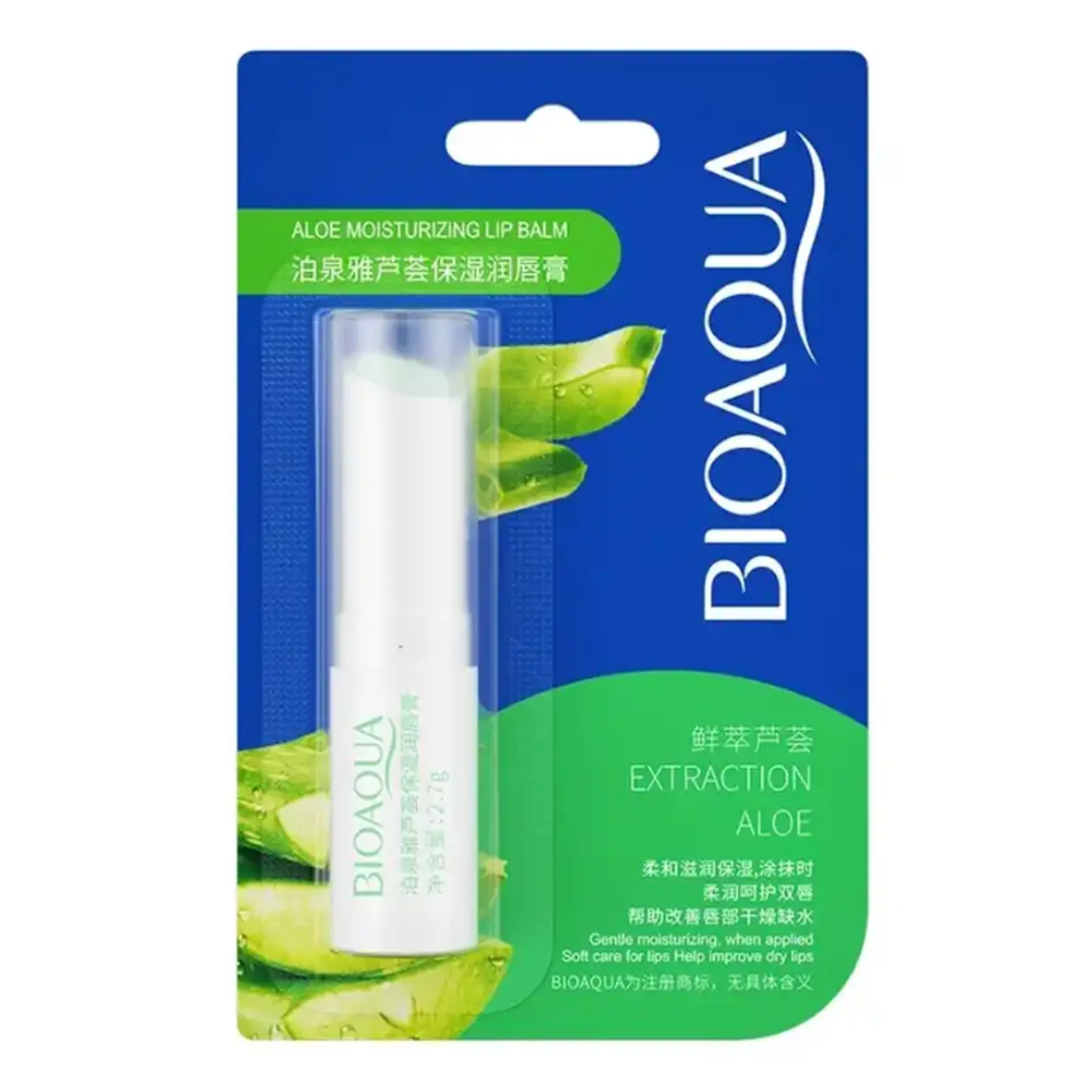 Bioaqua Aloe Vera Lip Balm Long Lasting Moisturizing - 2.7 gm