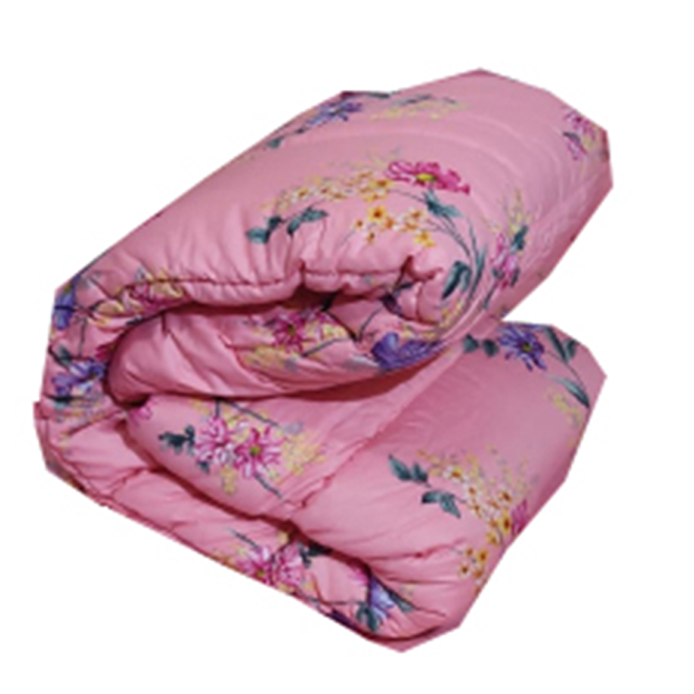 Twill Cotton King Size Comforter - Pink - CT-53