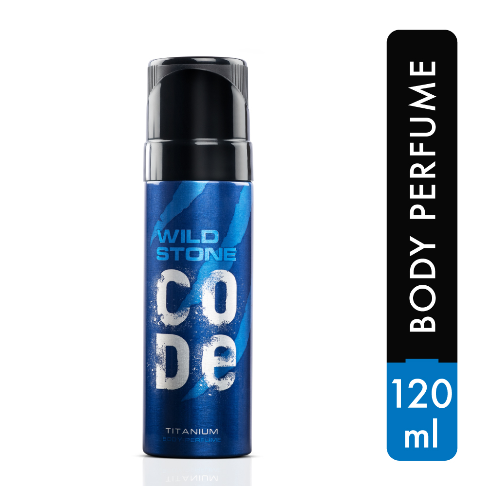 Wild Stone CODE Titanium Body Perfume For Men - 120ml