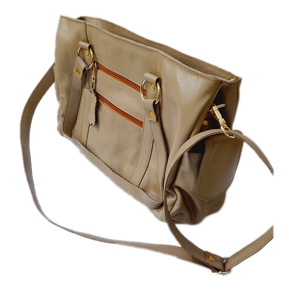 Leather Handbag For Women - Brown - T-SS0923-BAG-HBRW0301-2