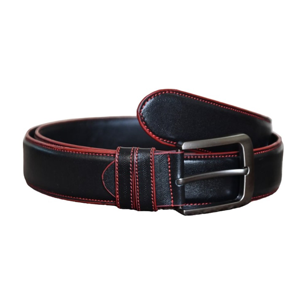 Loretta Leather Belt For Men - LLB - 0047 - Black